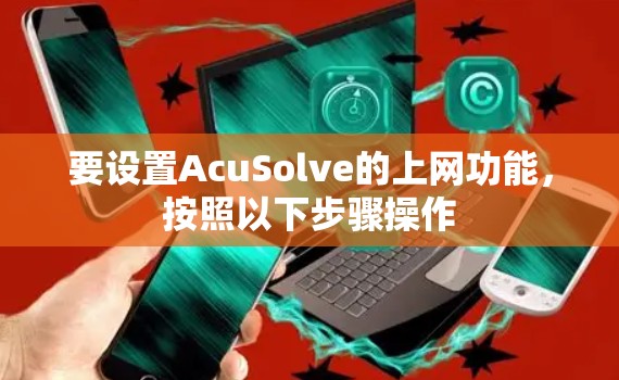 要设置AcuSolve的上网功能，按照以下步骤操作