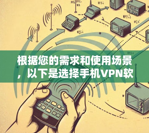 根据您的需求和使用场景，以下是选择手机VPN软件的建议