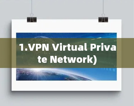 1.VPN Virtual Private Network) 1.VPN Virtual Private Network)