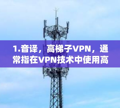 1.音译，高梯子VPN，通常指在VPN技术中使用高梯子作为技术术语，配合vpn作为VPN的意思