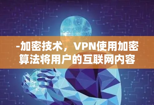 -加密技术,VPN使用加密算法将用户的互联网内容加密,防止被未经授权的网络或服务器访问 -加密技术,VPN使用加密算法将用户的互联网内容加密,防止被未经授权的网络或服务器访问