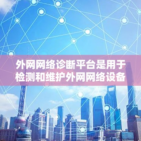 外网网络诊断平台是用于检测和维护外网网络设备的软件工具，帮助用户确保网络设备正常运行。以下是对外网网络诊断平台的详细分析
