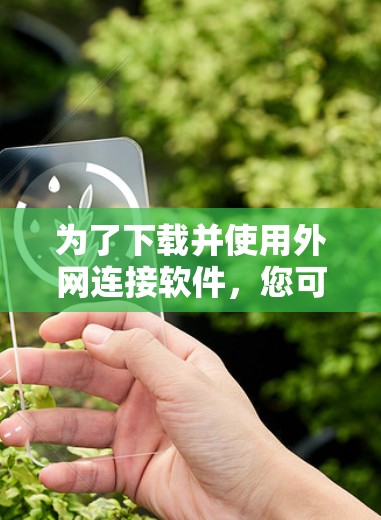 为了下载并使用外网连接软件，您可以按照以下步骤进行操作