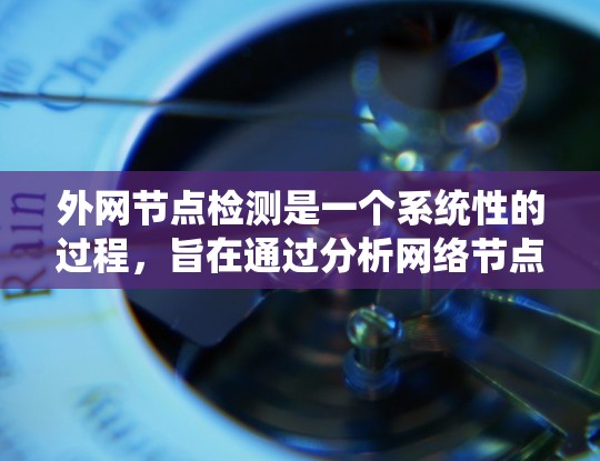 外网节点检测是一个系统性的过程，旨在通过分析网络节点的属性来判断节点是否正确连接。以下是详细的步骤指南