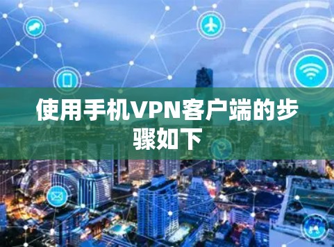 使用手机VPN客户端的步骤如下 使用手机VPN客户端的步骤如下