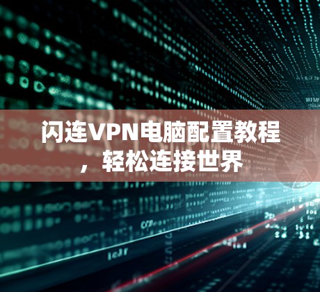 闪连VPN电脑配置教程,轻松连接世界 闪连VPN电脑配置教程,轻松连接世界