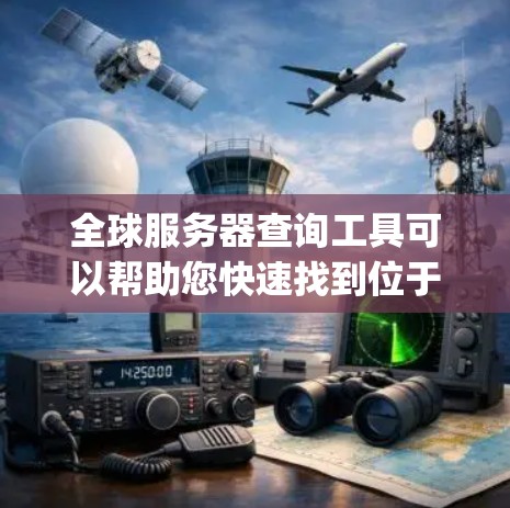 全球服务器查询工具可以帮助您快速找到位于特定地区或 jurisdiction的服务器信息。以下是一些常用的工具和方法，您可以根据自己的需求选择合适的工具