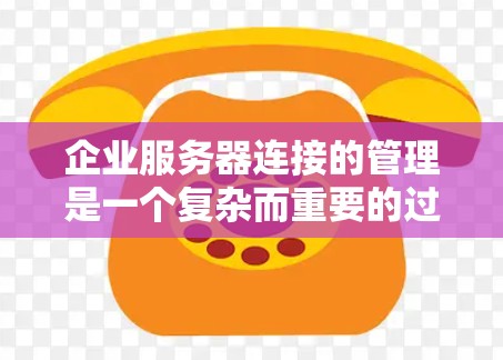 企业服务器连接的管理是一个复杂而重要的过程，涉及多个方面和步骤。以下是对该问题的分步总结和详细的解释
