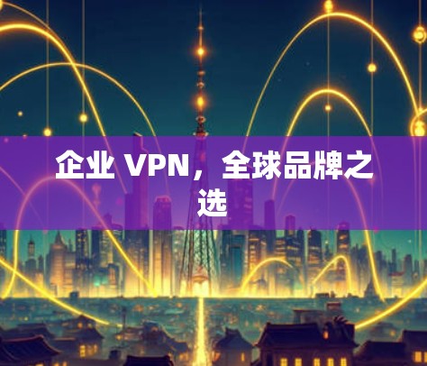 企业 VPN，全球品牌之选